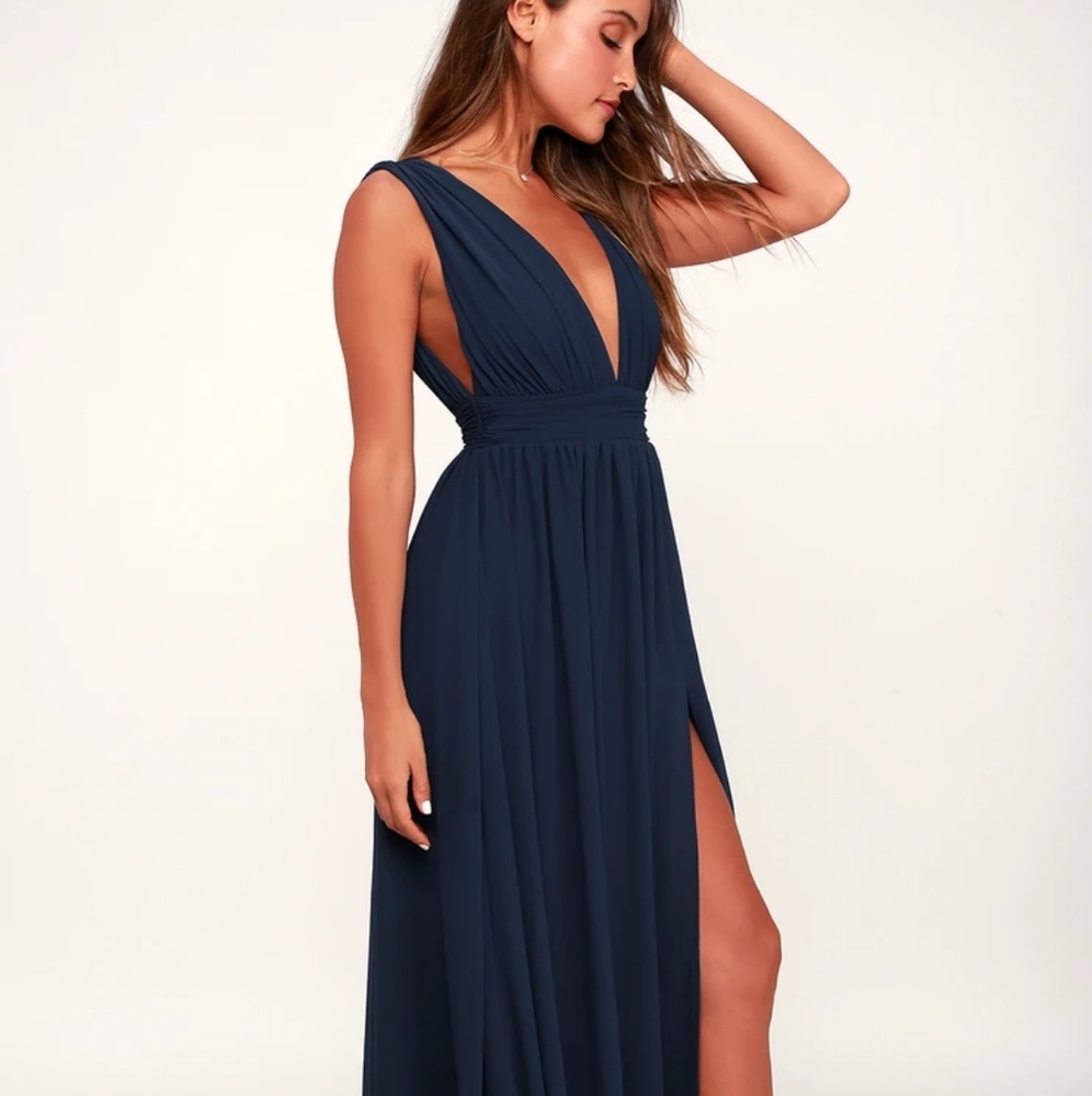 Gorgeous blue maxi dress